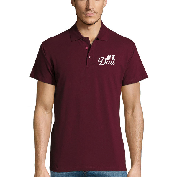 Polo shirts "#1 Dad" Polo shirts "#1 Dad"