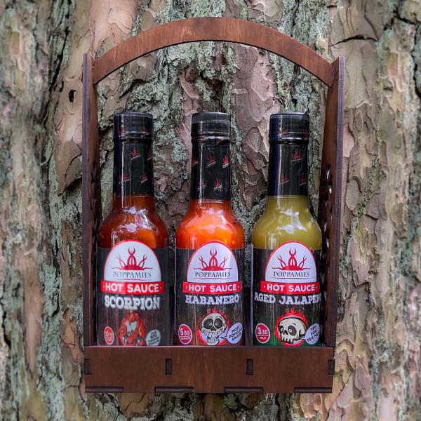 Poppamies sauce set "Fire starter"