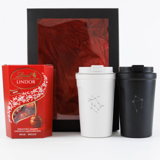 Premium Gift Set for Couples "Zodiac Constellations" with Your Chosen Zodiac Signs (400ml)