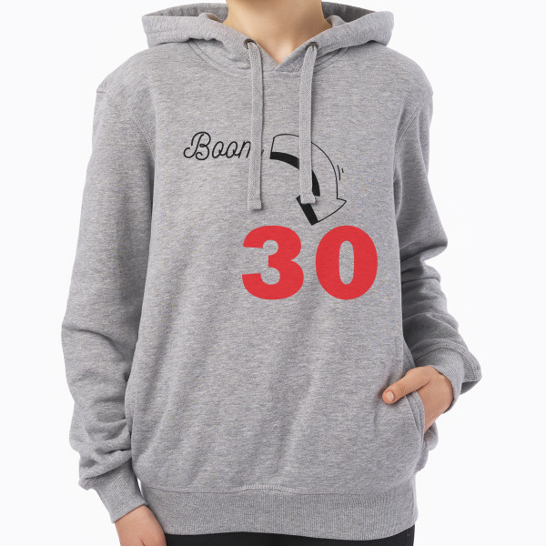 Premium "Stedman" hoodie "Boom, it's birthday" with your chosen year Premium "Stedman" hoodie "Boom, it's birthday" with your chosen year
