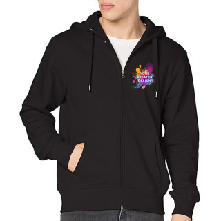 Premium UNISEX hoodie "Stedman" with your custom design (with zipper)