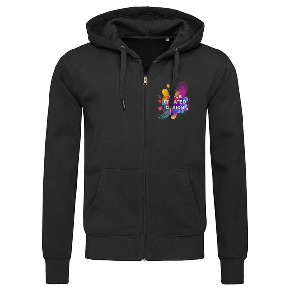 Premium UNISEX hoodie "Stedman" with your custom design (with zipper) Premium UNISEX hoodie "Stedman" with your custom design (with zipper)