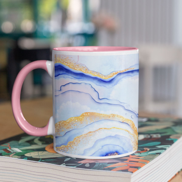 Mug "Marble magic" with your chosen text Mug "Marble magic" with your chosen text
