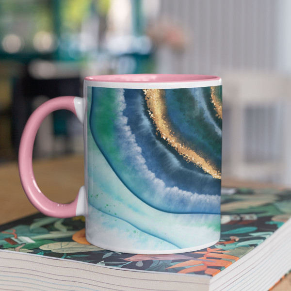 Mug "Marble night" with your chosen text Mug "Marble night" with your chosen text