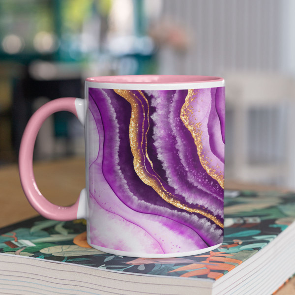 Mug "Marble mystery" with your chosen text Mug "Marble mystery" with your chosen text