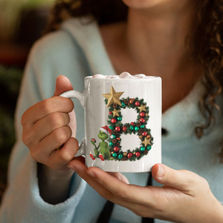 Mug "Grinch Christmas" with your chosen letter Mug "Grinch Christmas" with your chosen letter