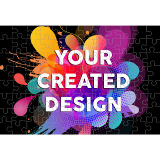 Puzzle with your custom design (A4 size, 120 pieces)
