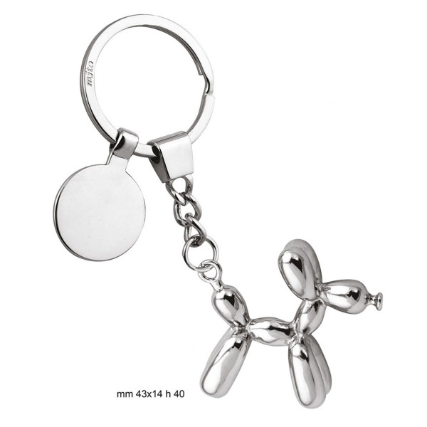 Keychain "Balloon dog" (with optional engraving for an additional fee)
