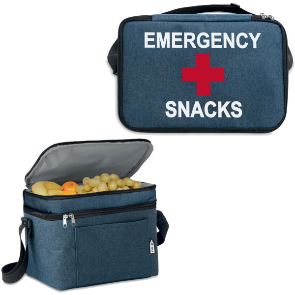 Two-Compartment Cooler Bag "Emergency snacks"