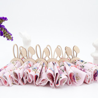Napkin Ring Set "Bunny" (6 pcs)