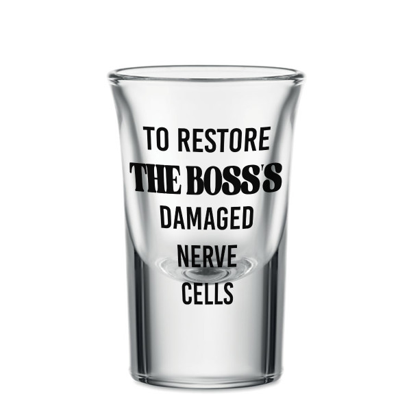 Shot glass "Boss", 30ml Shot glass "Boss", 30ml