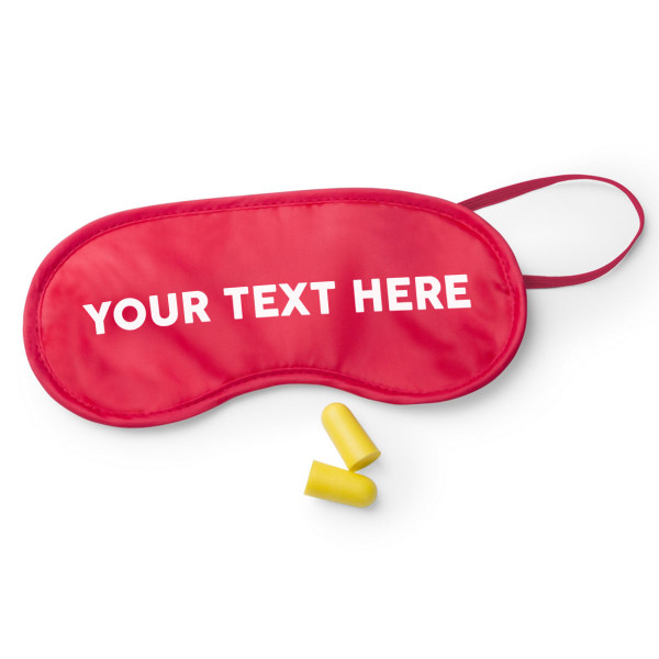 Sleep mask with your chosen text Sleep mask with your chosen text