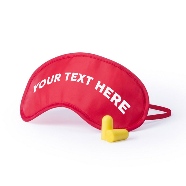 Sleep mask with your chosen text Sleep mask with your chosen text