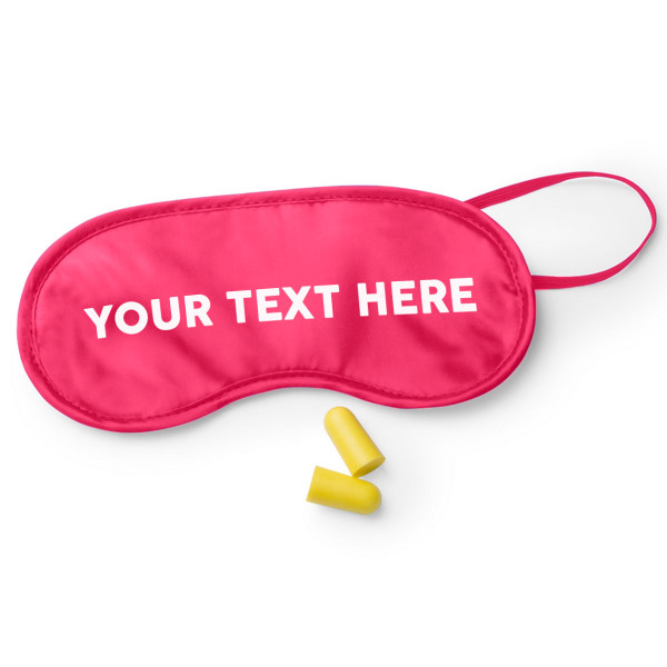 Sleep mask with your chosen text Sleep mask with your chosen text