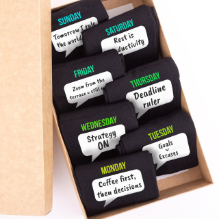 Sock Set "The Boss Week Pack"
