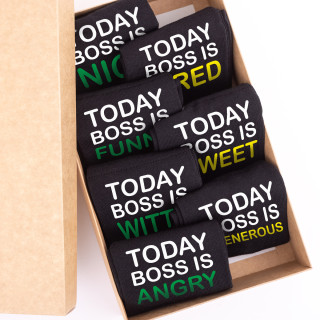 Socks set "7 days of the boss"