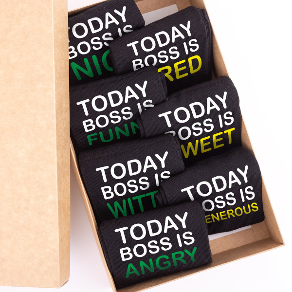Socks set "7 days of the boss" Socks set "7 days of the boss"
