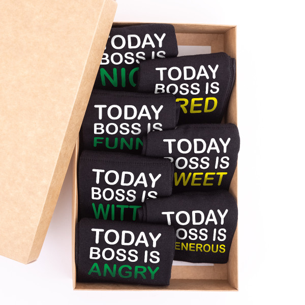Socks set "7 days of the boss" Socks set "7 days of the boss"