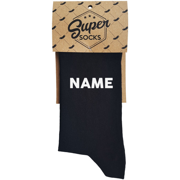 Socks with your chosen name