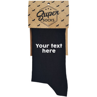 Socks with your chosen text