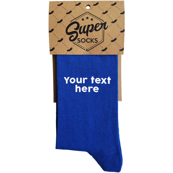 Socks with your chosen text