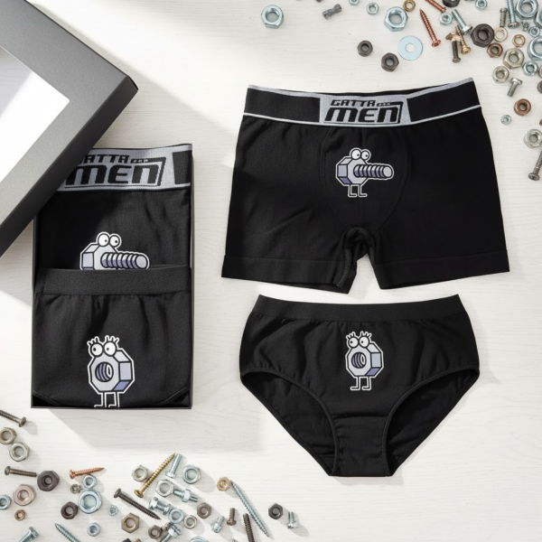 Couple's Underwear Set "Naughty screws"
