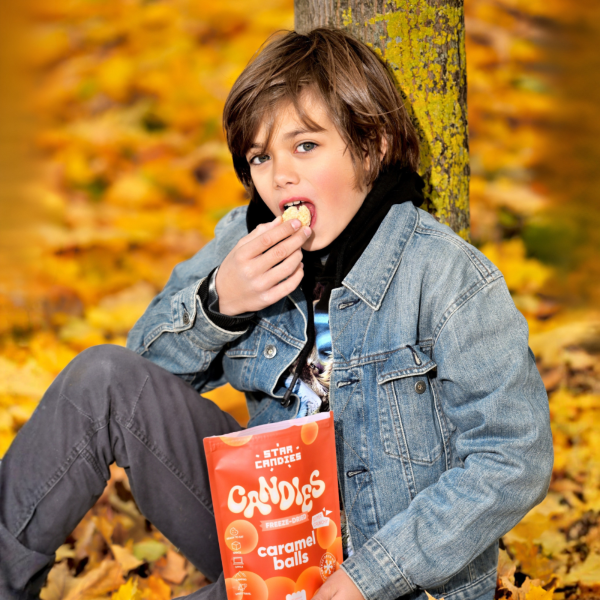 STAR CANDIES Freeze-Dried Candies "Caramel balls", 40g