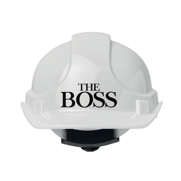 Construction helmet "The boss"