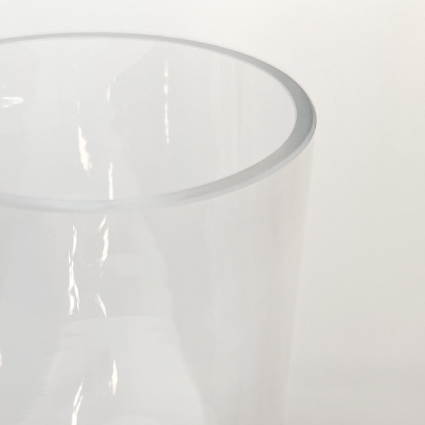 Glass Vase "For the Most Beautiful Mom" Glass Vase "For the Most Beautiful Mom"
