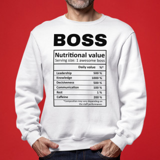 Sweatshirt "Boss composition" (without hood)