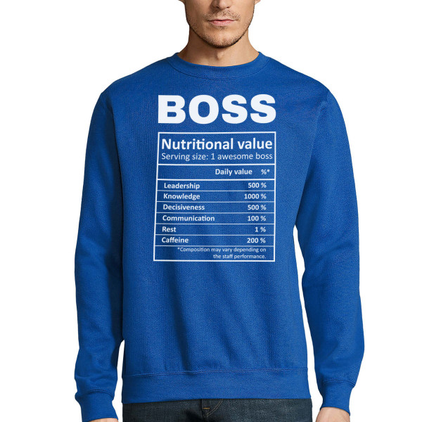 Sweatshirt "Boss composition" (without hood)