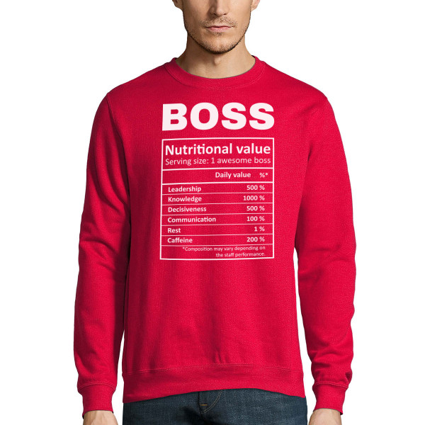 Sweatshirt "Boss composition" (without hood)