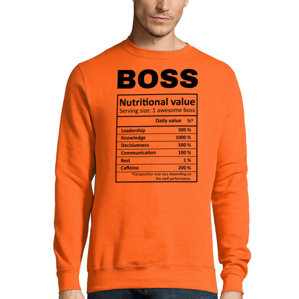 Sweatshirt "Boss composition" (without hood)