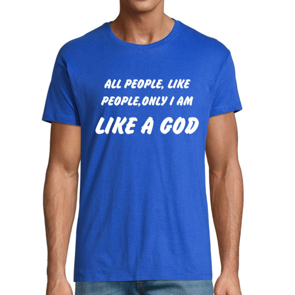 T-shirt "All people, like people..."