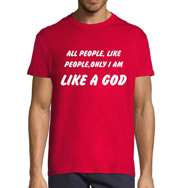 T-shirt "All people, like people..."