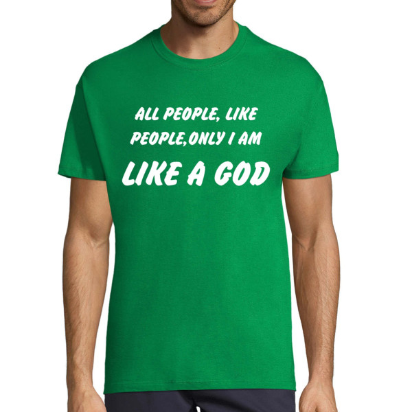 T-shirt "All people, like people..."