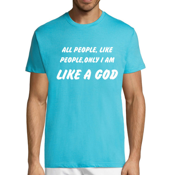T-shirt "All people, like people..."