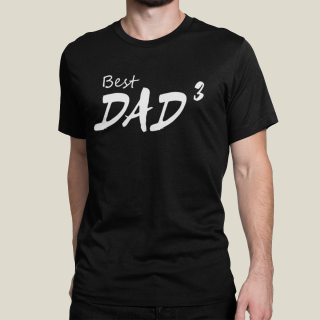 T-shirt "Best dad (cubed)"