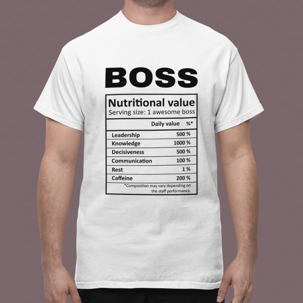 T-shirt "Boss composition"