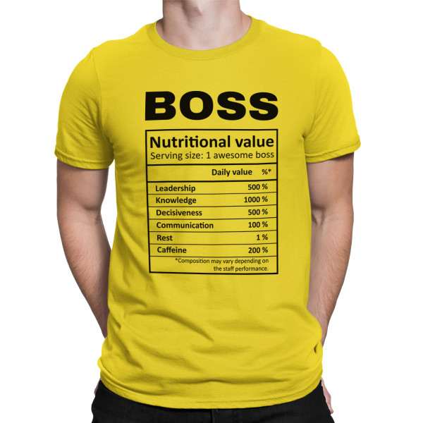 T-shirt "Boss composition"