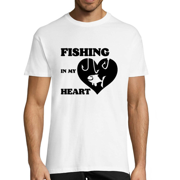 T-shirt "Fishing in my heart"