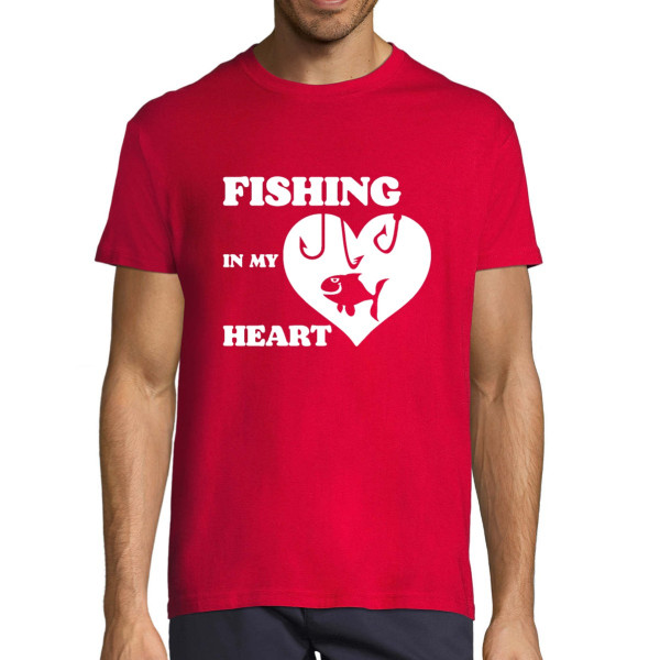 T-shirt "Fishing in my heart"