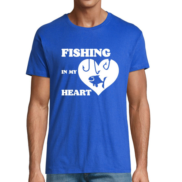 T-shirt "Fishing in my heart"