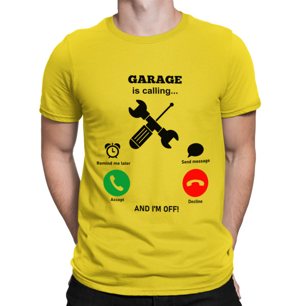 T-shirt "Garage is calling"