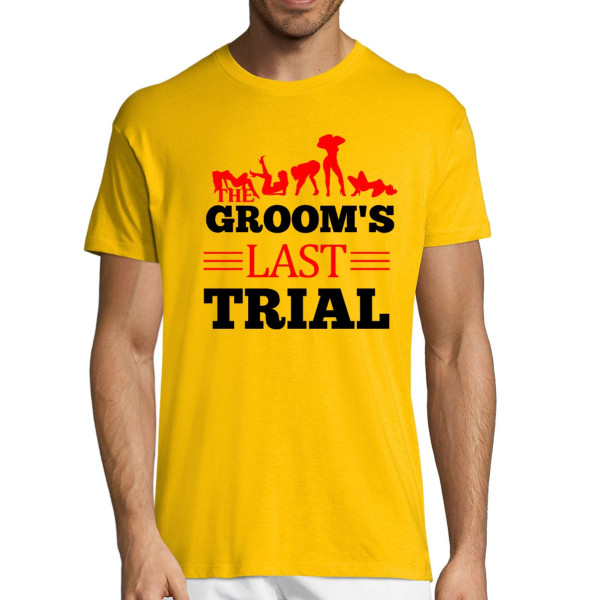 T-shirt "Groom's last trial"