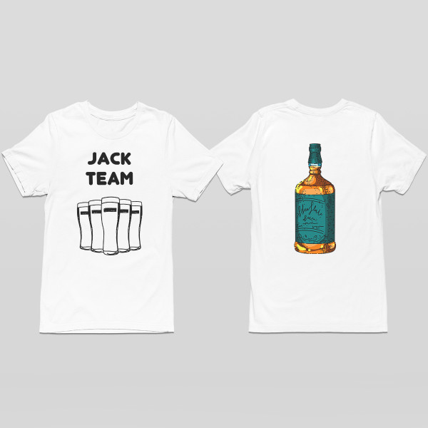 T-shirt "Groom's team" with your chosen name