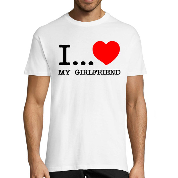 T-shirt "I love my girlfriend"