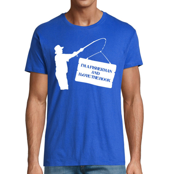 T-shirt "I'm a fisherman and I love the hook"