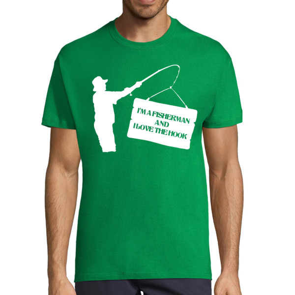 T-shirt "I'm a fisherman and I love the hook"