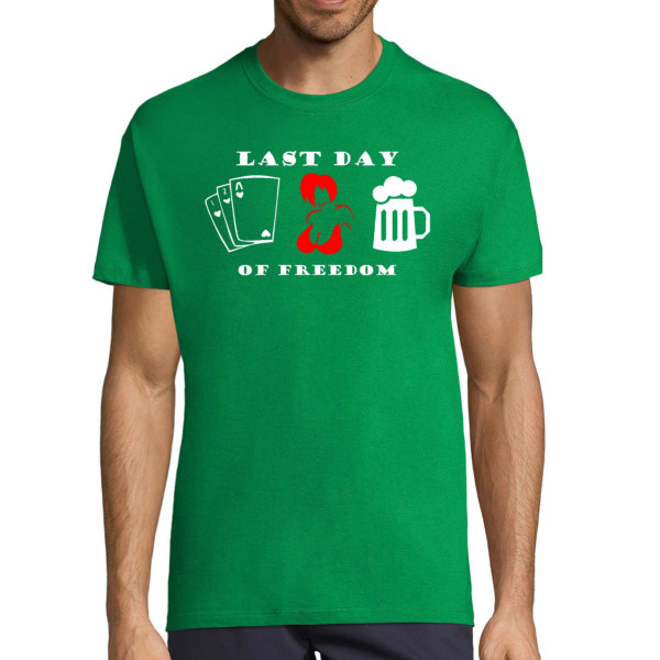 T-shirt "Last day of freedom"